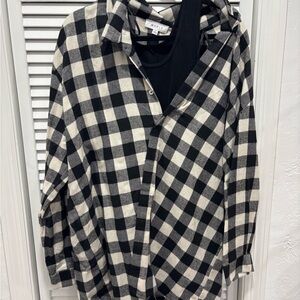 Black and White Asymmetrical Off the Shoulder Dress